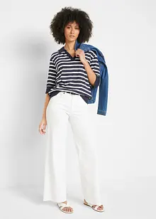 Polo in misto cotone e viscosa, bonprix