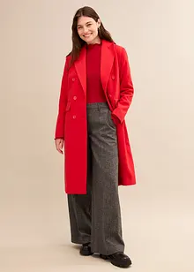 Cappotto corto doppiopetto in simil lana, bonprix