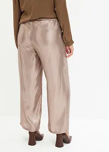 Pantaloni in satin lucido, bonprix