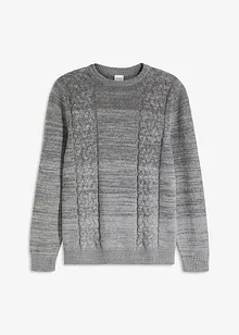 Maglione con colori sfumati e cotone riciclato, bonprix