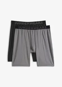 Boxer aderenti lunghi (pacco da 2), bonprix