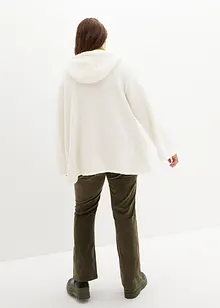 Giacca in pile teddy con spacchi laterali, bonprix