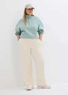 Pantaloni di velluto con cinta elastica, bonprix