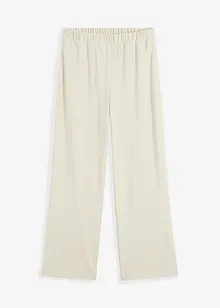 Pantaloni di velluto con cinta elastica, bonprix