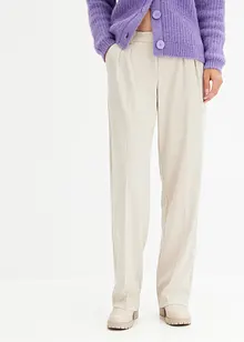 Pantaloni con pinces, tapered, bonprix