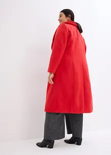 Cappotto con collo in pelliccia sintetica staccabile, bonprix