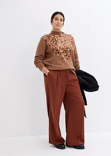 Maglione con paillettes, bonprix