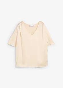 Maglia con satin, bonprix