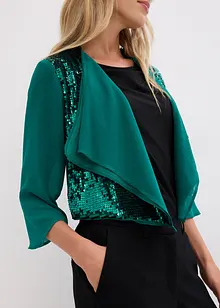 Bolero di chiffon con paillettes, bonprix