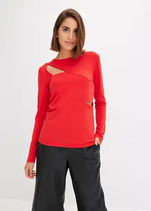 Maglia con cut-out, bonprix