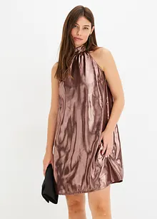 Abito corto in satin fine, bonprix