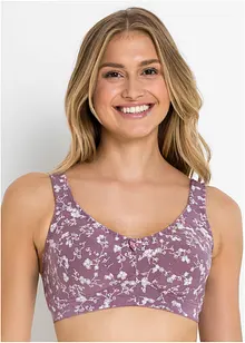 Reggiseno senza ferretto con cotone biologico morbido (pacco da 2), bonprix