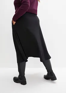 Gonna midi in misto viscosa, bonprix