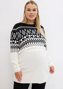 Maglione lungo prémaman / da allattamento 2 in 1, bonprix