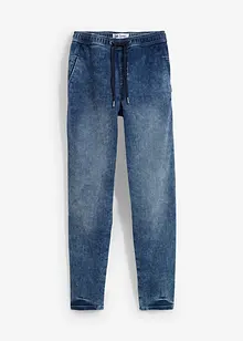 Jeans termici boyfriend, a vita media, bonprix