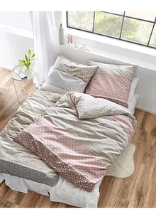 Biancheria da letto con fantasia a fasce, bonprix