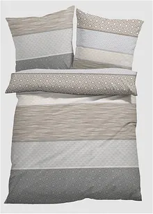 Biancheria da letto con fantasia a fasce, bonprix