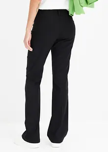 Pantaloni elasticizzati bootcut, bonprix