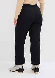 Pantaloni da jogging termici funzionali con fodera in pile, taglio largo, bonprix