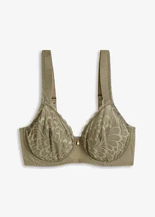 Reggiseno minimizer con ferretto e materiale lucido, bonprix