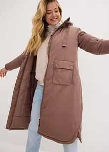 Parka ampio svasato con coulisse, bonprix