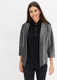 Blazer in jersey glitterato, bonprix