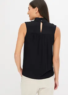 Top in jersey con bottoni, bonprix