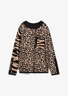 Maglione leopardato, bonprix