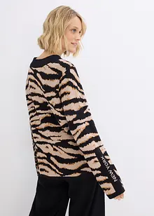 Maglione leopardato, bonprix