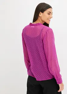 Blusa di chiffon operato, bonprix