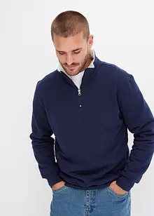 Felpa termica con zip e fodera calda, bonprix