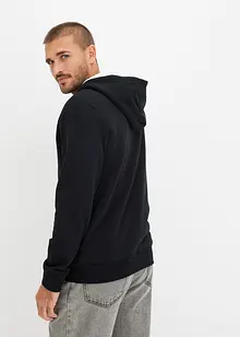 Felpa termica con zip, cappuccio e fodera calda, bonprix