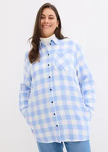 Camicia lunga in flanella, bonprix