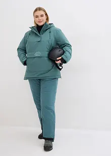 Giacca tecnica da sci da infilare con fodera in pile, impermeabile, bonprix