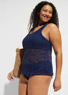 Tankini in pizzo (set 2 pezzi), bonprix