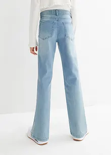Jeans bootcut, vita media, bonprix