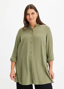 Camicia lunga in viscosa, bonprix