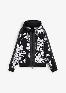 Felpa con zip e cotone, bonprix