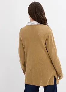 Cardigan in puro cotone fiammato, bonprix