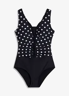 Costume intero con arricciatura e effetto modellante medio, bonprix