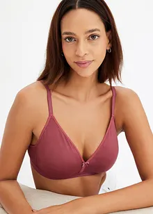 Reggiseno senza ferretto con cotone biologico (pacco da 3), bonprix