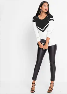 Maglione con bottoni, bonprix