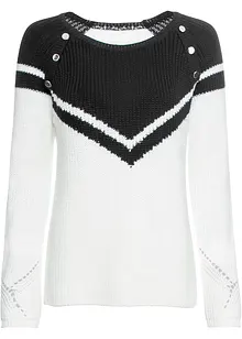 Maglione con bottoni, bonprix