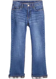 Jeans termici elasticizzati bootcut, bonprix