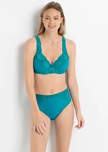 Slip alto con pizzo (pacco da 2), bonprix