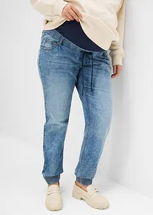 Joggers di jeans prémaman in cotone biologico, bonprix