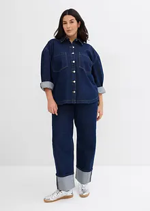 Giacca-camicia in jeans oversize, bonprix