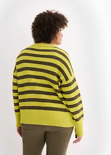 Maglione boxy traforato, bonprix
