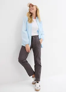 Pantaloni in cotone elasticizzato, bonprix