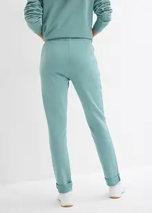 Pantaloni da jogging alla caviglia con risvolto, bonprix